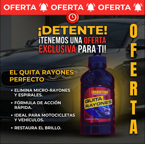 Quita Rayones Superficiales Lubristone