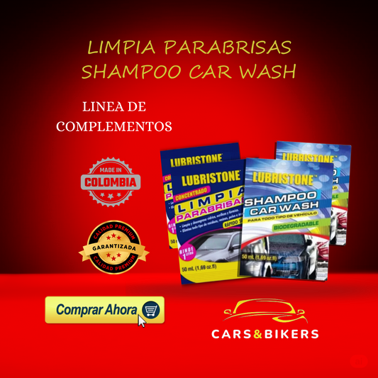 2 LIMPIA PARABRISAS Y 2 SHAMPOO CAR WASH