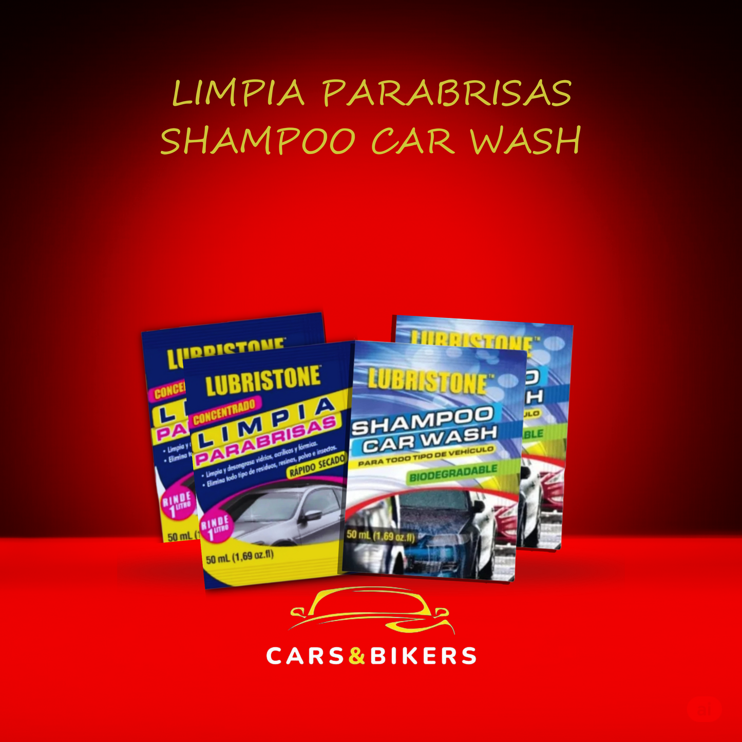 KIT LUXURY CON ENVIO VIP + SHAMPOO CAR WASH Y LIMPIA PARABRISAS