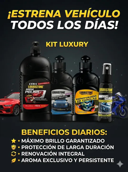 KIT LUXURY 4 EN 1 | COMBO DE EMBELLECIMIENTO PRO | EFECTO CONCESIONARIO