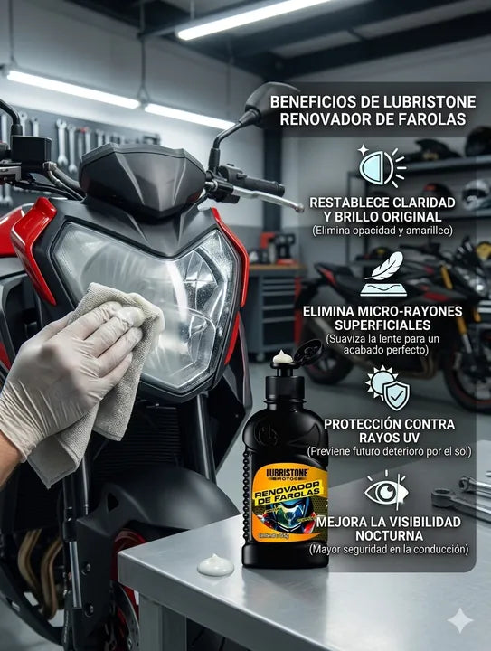 CERA HIGH POLISH MAS RENOVADOR DE FAROLAS Y CREMA PROTECTORA